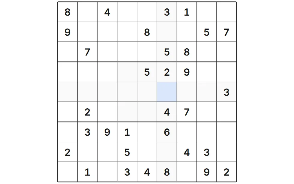Sudoku board